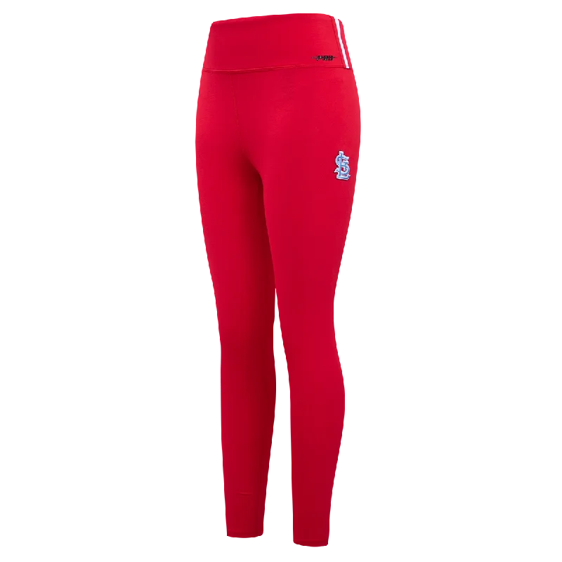 MLB ST. LOUIS CARDINALS RETRO CLASSIC WOMEN'S JERSEY LEGGING (RED) Comfortable Leggings with Pockets MLB ST. LOUIS CARDINALS RETRO CLASSIC WOMEN'S JERSEY LEGGING (RED) Comfortable Leggings with Pockets