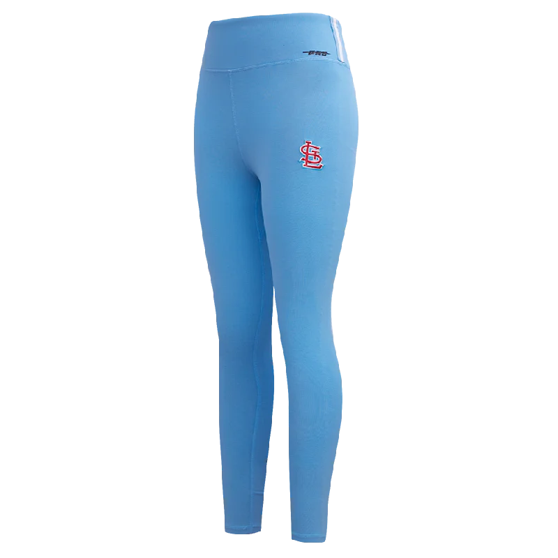 MLB ST. LOUIS CARDINALS RETRO CLASSIC WOMEN'S JERSEY LEGGING (UNIVERSITY BLUE) Comfortable Tummy Shaping Leggings MLB ST. LOUIS CARDINALS RETRO CLASSIC WOMEN'S JERSEY LEGGING (UNIVERSITY BLUE) Comfortable Tummy Shaping Leggings