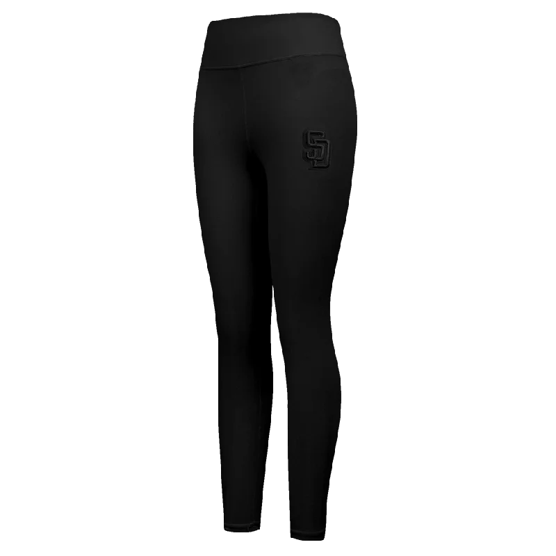 MLB SAN DIEGO PADRES NEUTRAL WOMEN'S JERSEY LEGGING (BLACK) Elegant Animal Print Leggings MLB SAN DIEGO PADRES NEUTRAL WOMEN'S JERSEY LEGGING (BLACK) Elegant Animal Print Leggings