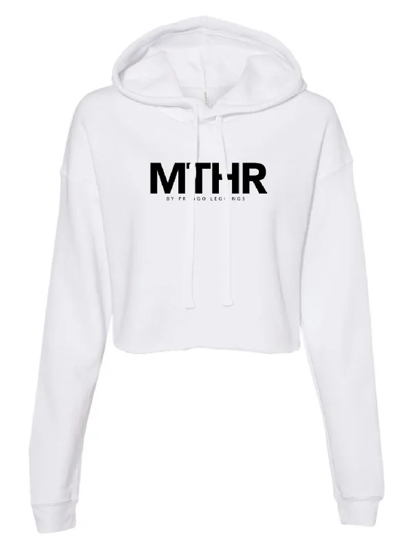 MTHR by Preggo Leggings Crop Hoodie Casual Slim-Fit Leggings