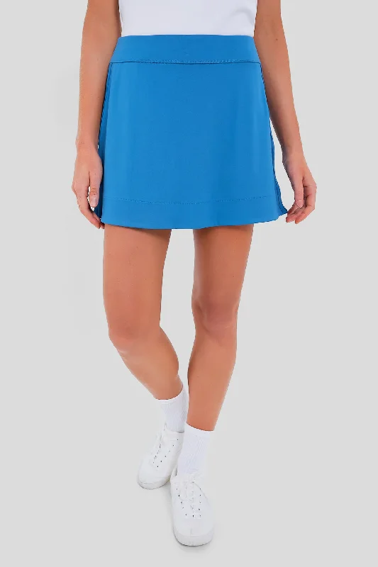 Sharp Floral 14 Inch Elena Tennis Skirt denim skirt classic