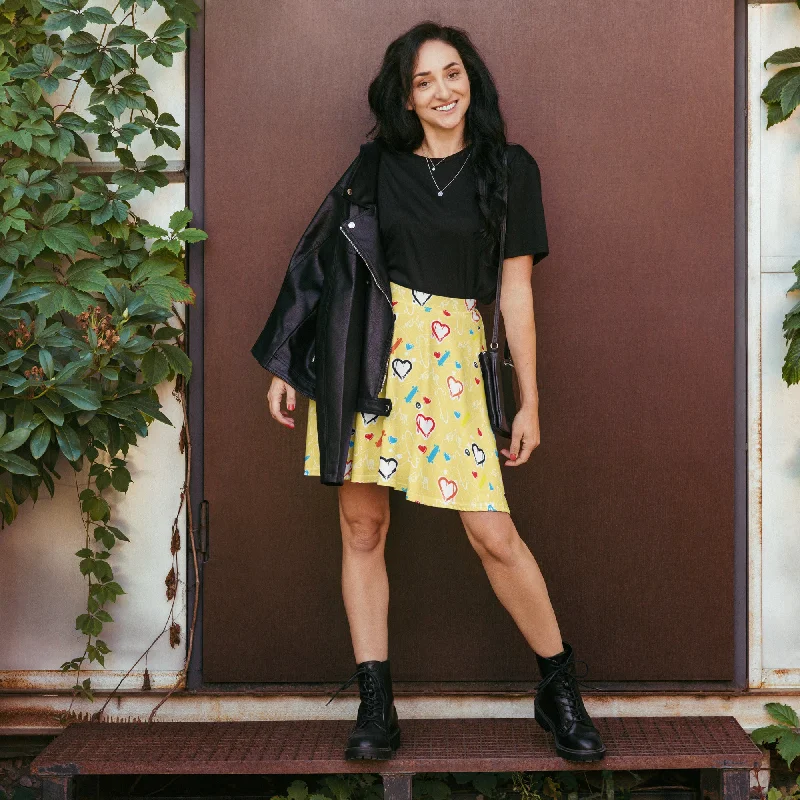 Skater Skirt denim skirt fashionable