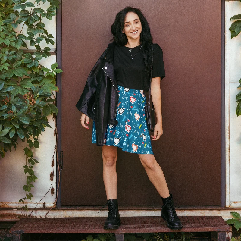 Skater Skirt lace skirt intricate