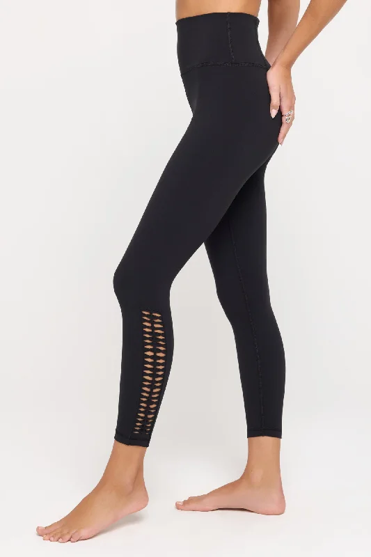 Ada Crochet HW 7/8 Legging Comfortable Classic Yoga Leggings