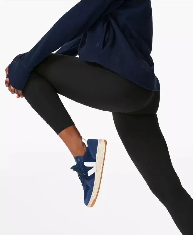 Sweaty Betty Women's All Day 7/8 Leggings, Black, S Trendy Side-Pocket Leggings