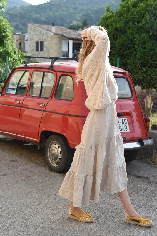 The Florence Skirt // Moon leather skirt bold