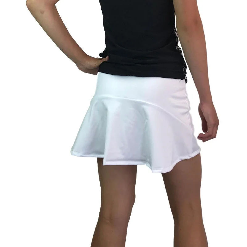 White Athletic Flutter Golf, Running, Tennis Skort w/ pockets- Golf Skirt floral skirt print White Athletic Flutter Golf, Running, Tennis Skort w/ pockets- Golf Skirt floral skirt print