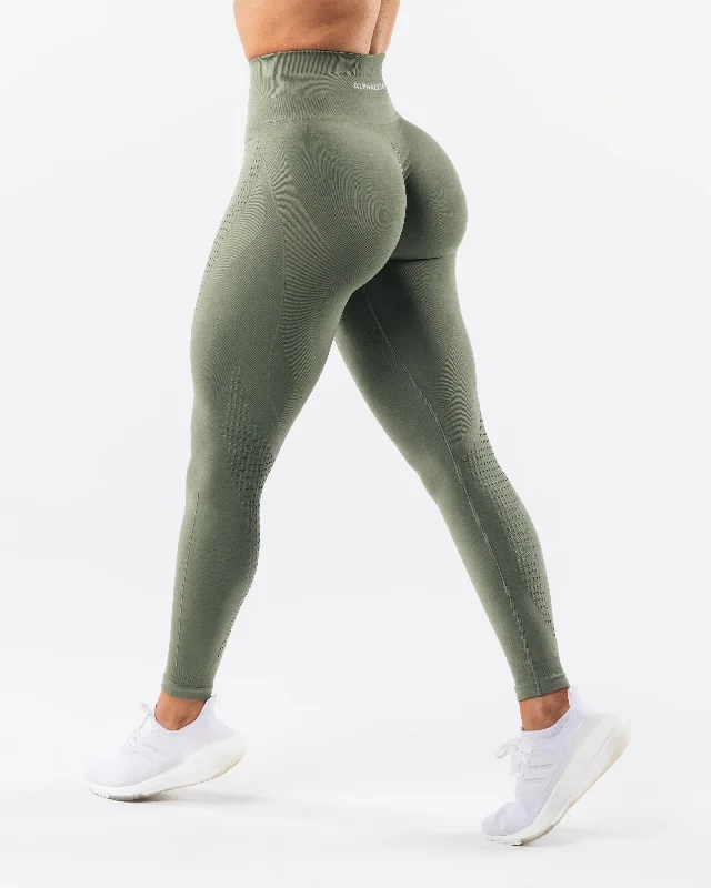 Amplify Contour Legging - Noble Green Elegant Black Leggings