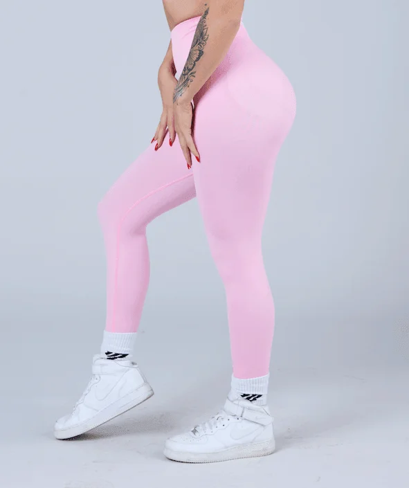 Womens CC© Sports Leggings Rose Macaron Chic Velvet Soft Leggings