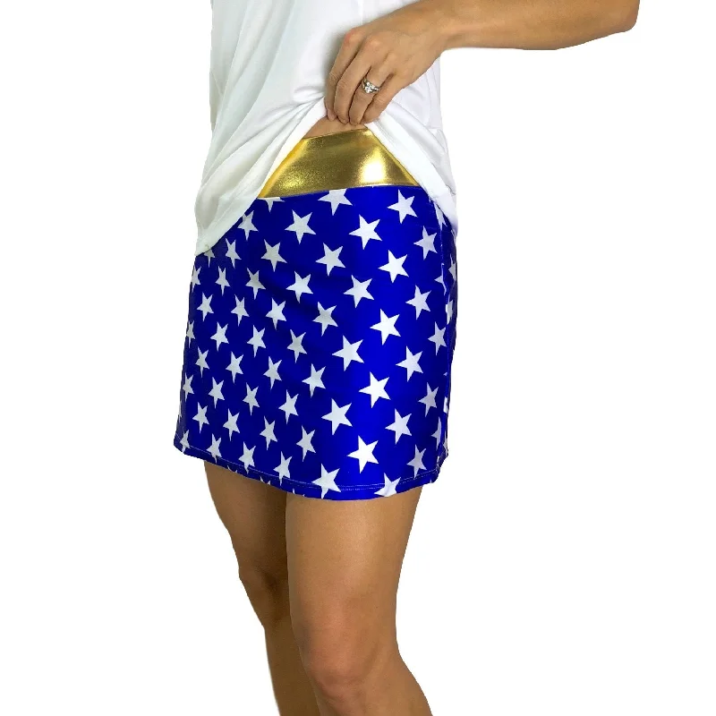 Wonder Woman Athletic Slim Skort w/ pocket- tennis skirt, golf skirt, running skirt midi skirt versatile