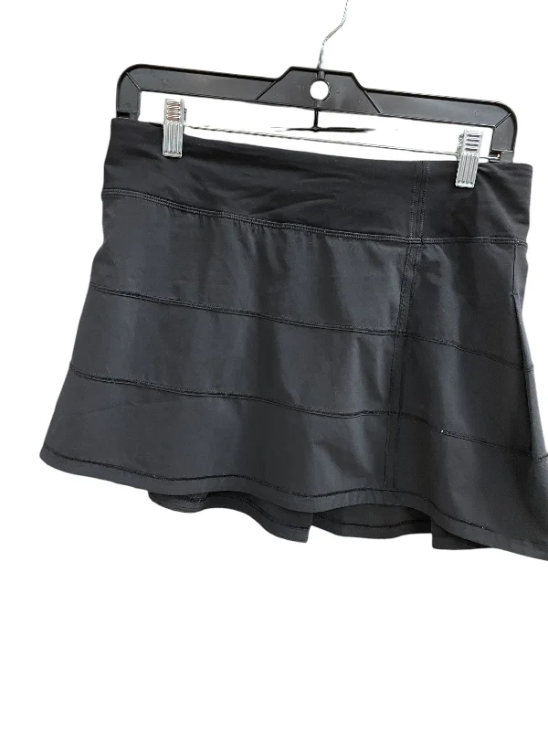 Athletic Skirt By Lululemon In Black, Size: 6 cashmere skirt fine