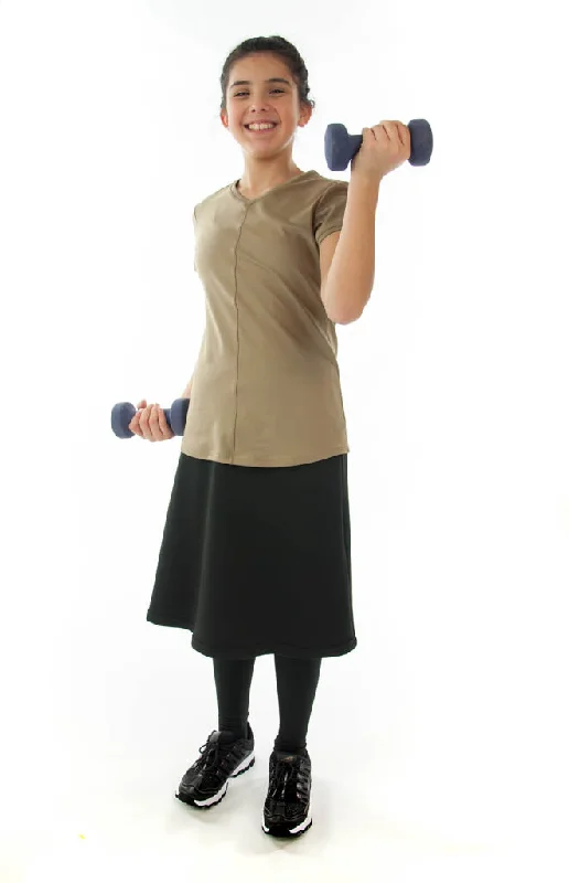 Athletic Exercise Skirt with Long Leggings / Girls Sizes wool skirt warm