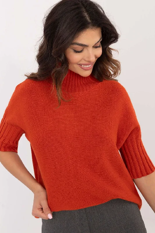 Short sleeve sweater BFG Chenille Brocade Lace
