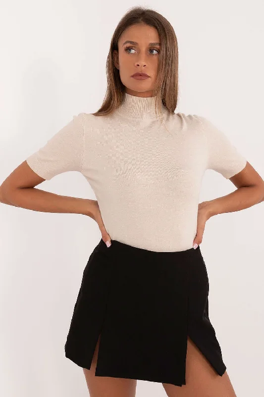 Short sleeve sweater Factory Price Cable Knit Ribbed Knit Lace Knit