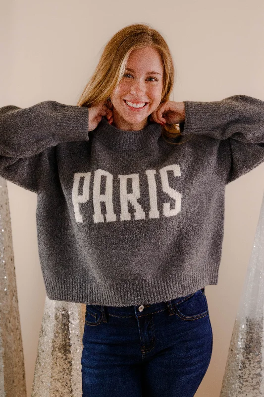 The Big City Sweater-Paris Wool Fabric Cashmere Fabric Tweed Fabric