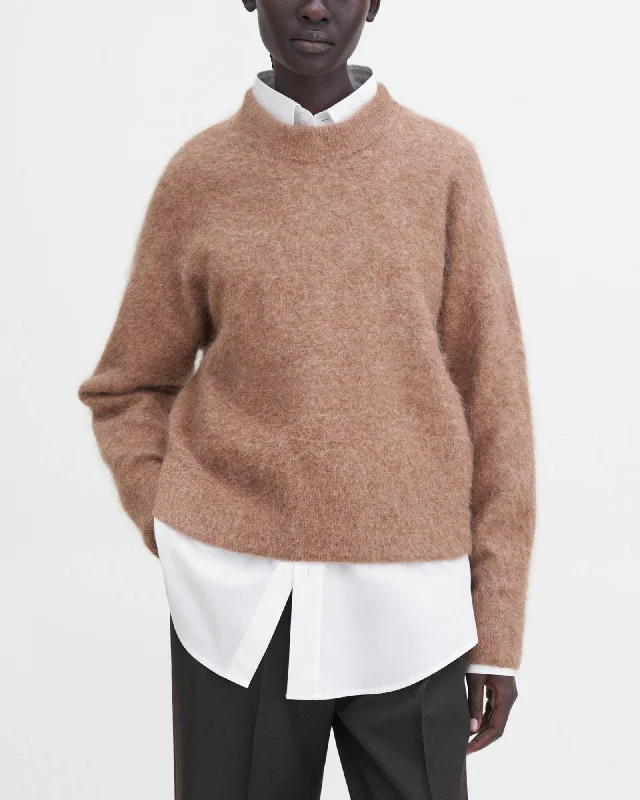 Fluffy Sweater Iron Safe Non-Iron Wrinkle Free