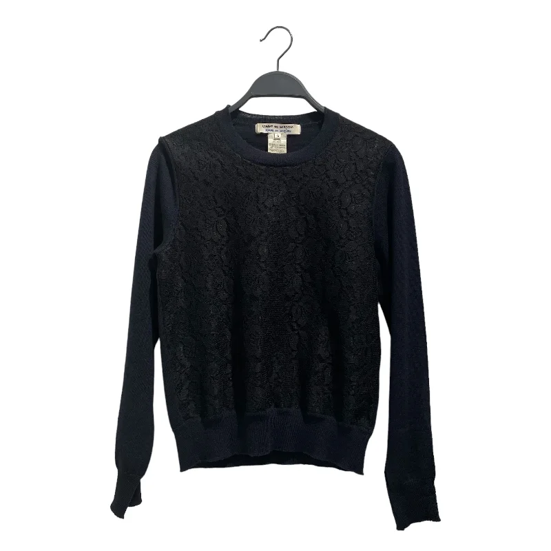 COMME des GARCONS///Sweater/S/Plain/Wool/NVY//W [Designers] Design/ Cashmere Blend Cotton Blend Poly Blend
