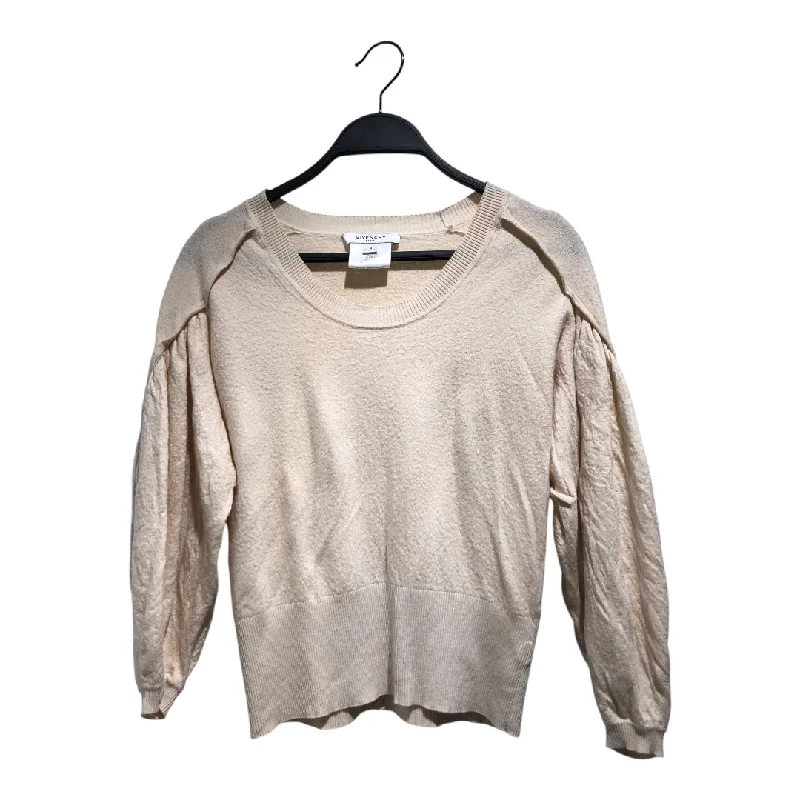 GIVENCHY/Sweater/S/Wool/CRM/PUFF SLEEVE SWEATER Long Sweater Short Sweater Cropped Sweater GIVENCHY/Sweater/S/Wool/CRM/PUFF SLEEVE SWEATER Long Sweater Short Sweater Cropped Sweater