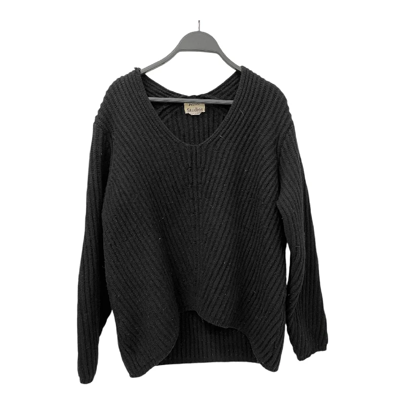 Acne Studios/Sweater/XXS/Wool/BLK/ Bright Pastel Dark