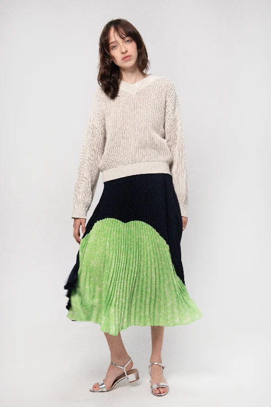 Gabrie Organic Cotton Sweater, Sea Salt Terry Blend Velvet Blend Canvas Blend