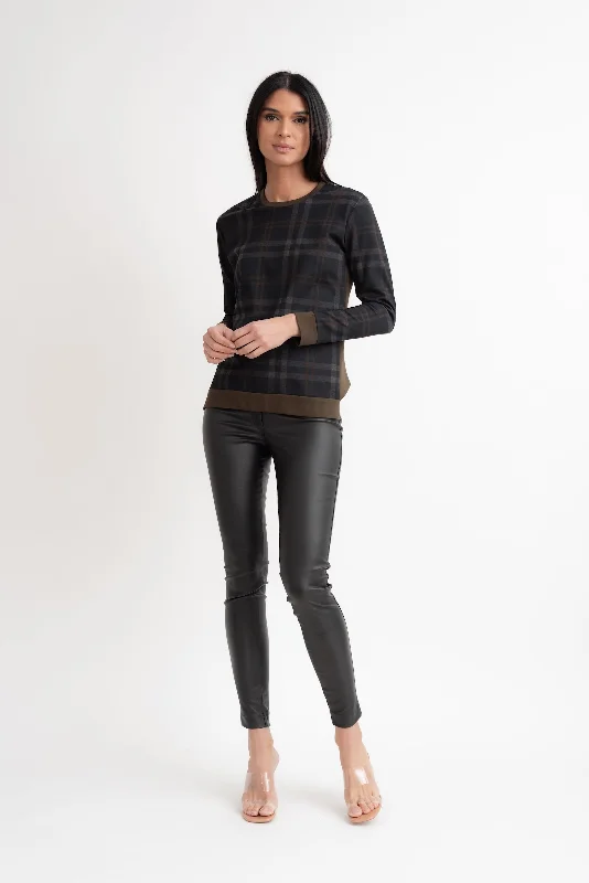 Joseph Sweater Top Notch Collar Peter Pan Collar Cowl Neck