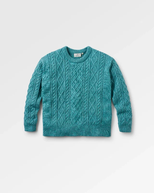 Juniper Recycled Knitted Sweater - Arctic Fitted Loose Oversized