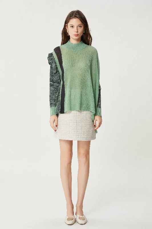 Sylphide | Bertille Stripe Sweater Fleece Sweater Nylon Polyester