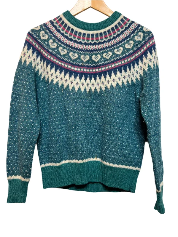 The Woolrich Women's Blue Knitted Sweater (Size M) Knit Fabric Woven Fabric Fleece Fabric The Woolrich Women's Blue Knitted Sweater (Size M) Knit Fabric Woven Fabric Fleece Fabric