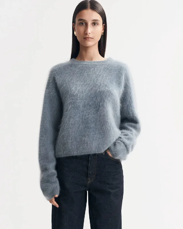 Cuddle O-Neck Sweater Elasticated Padded Insulated