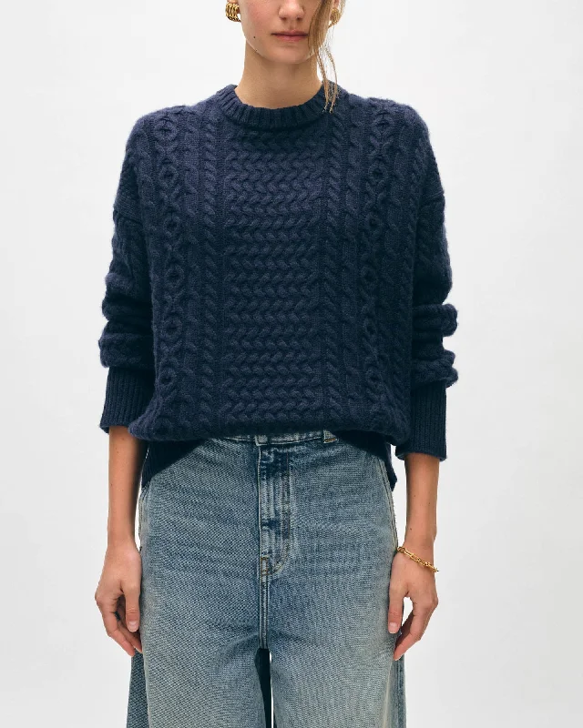 Fisherman Sweater Seamless Knitted Crochet