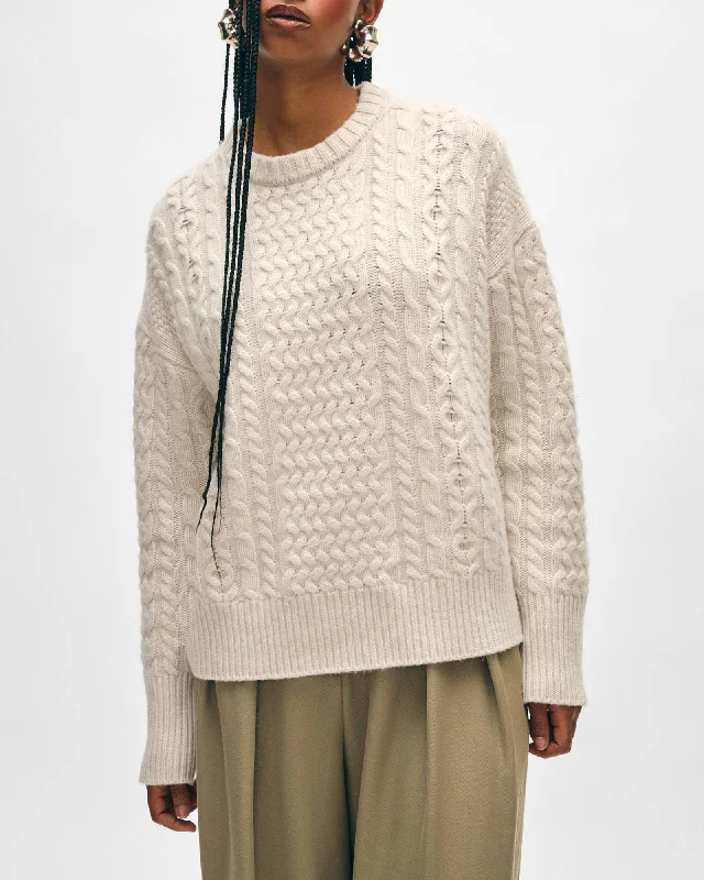 Fisherman Sweater Handmade Hand-knitted Hand-woven