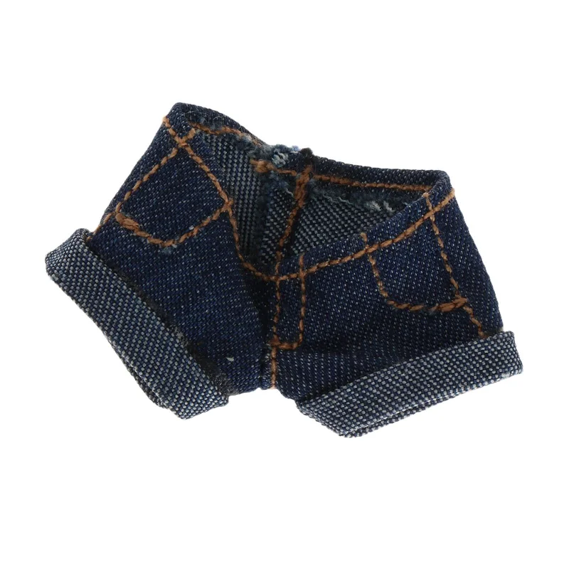 Maxbell 1/12 Scale Figure jeans Shorts Casual for 6'' inch Doll Action Figures blue Stylish High-Waist Jeans Maxbell 1/12 Scale Figure jeans Shorts Casual for 6'' inch Doll Action Figures blue Stylish High-Waist Jeans