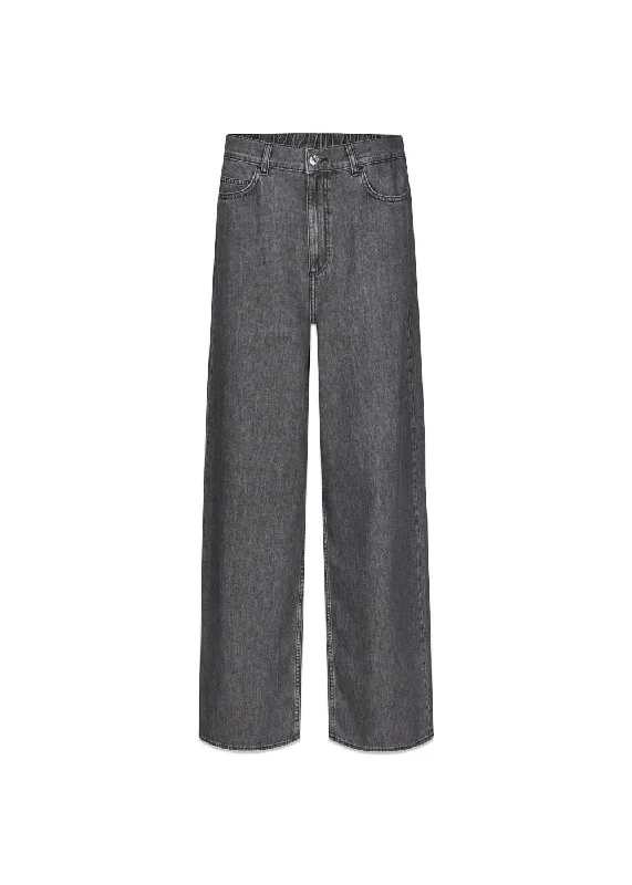 KenaMD jeans - Vintage Grey Elegant Tapered Leg Denim
