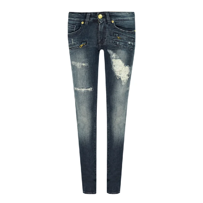 Balmain FP5359J4362 Blue Jeans Fashionable Slim Fit Jeans