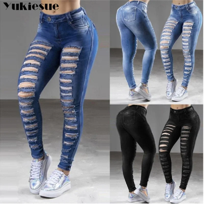 clothe 2022 womens fashion high waist Women's skinny ripped hole jeans woman denim capris Pants jean mom jeans trousers Stylish High-Waist Skinny Denim clothe 2022 womens fashion high waist Women's skinny ripped hole jeans woman denim capris Pants jean mom jeans trousers Stylish High-Waist Skinny Denim