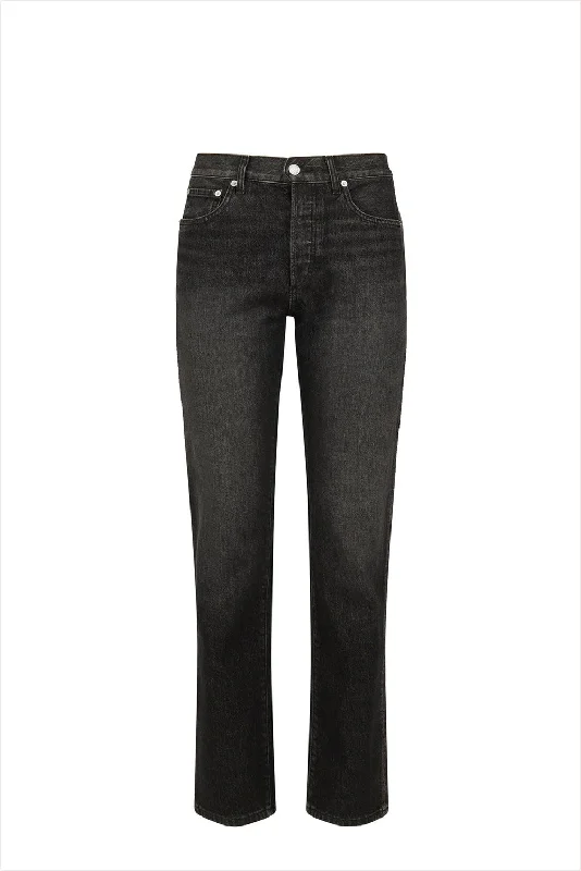 Daily Blue Boost Classic Jeans Onyx Chic Rip-Detail High-Waist Jeans