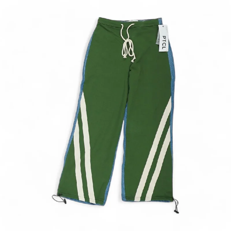 Green Misc Jeans Trendy Wide-Legged High-Waist Jeans