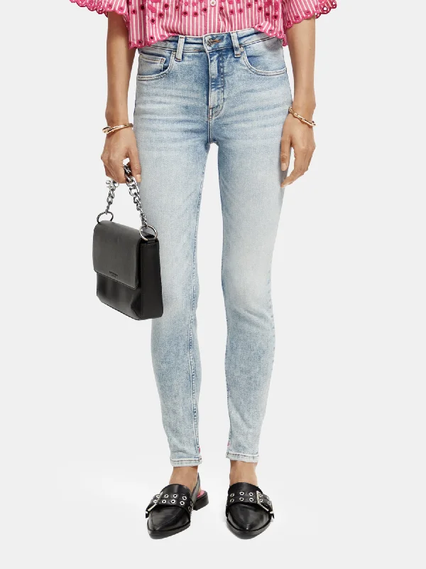 Haut skinny-fit jeans Chic Faded Blue Jeans