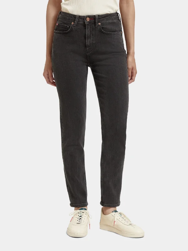 High Five slim tapered-fit jeans Comfortable Mid-Rise Jeans