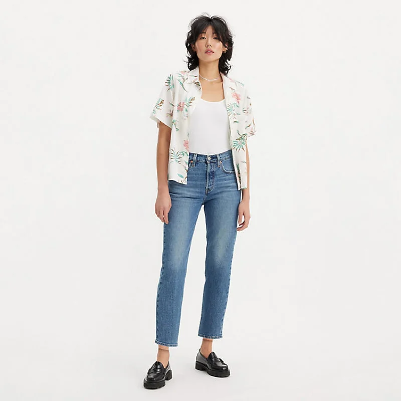 Levi's 501® Crop Women's Jeans - Blue Its True Casual Straight-Leg Jeans