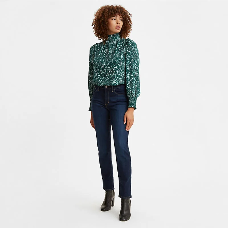 Levi's Classic Straight Women's Jeans - Cobalt Haze Fashionable Slouchy Fit Jeans
