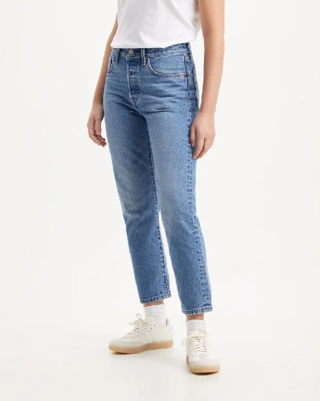 Levi's® Womens 501 Crop Jeans - Must Be Mine Trendy Paperbag Waist Jeans