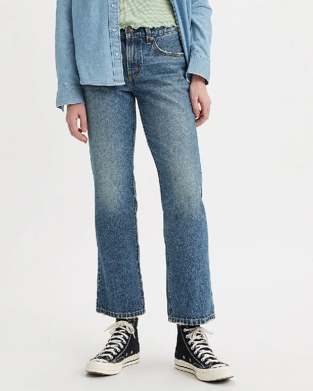 Levi's® Womens Middy Ankle Bootcut Jeans - Living The Good Life Fashionable Raw Edge Jeans Levi's® Womens Middy Ankle Bootcut Jeans - Living The Good Life Fashionable Raw Edge Jeans
