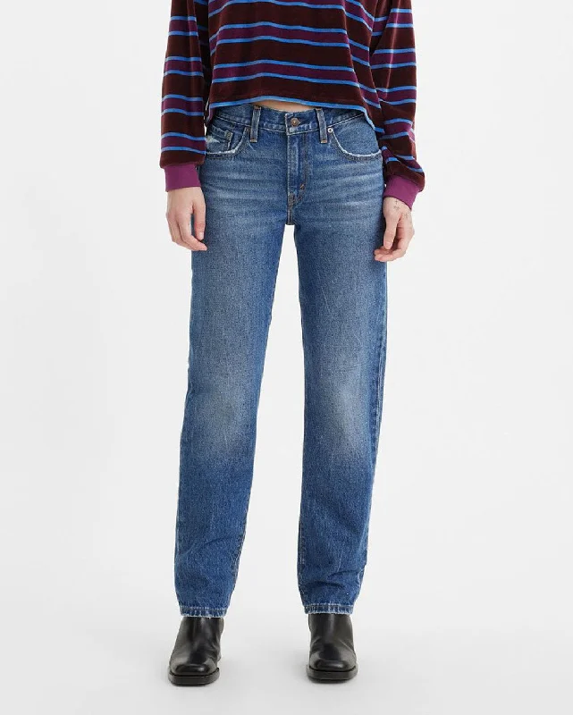 Levi's® Womens Middy Straight Jeans - Idle Time Trendy Flared Leg Jeans