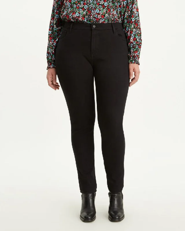 Levi's® Womens Plus 721 High Rise Skinny Jeans - Long Shot Comfortable Ankle Jeans