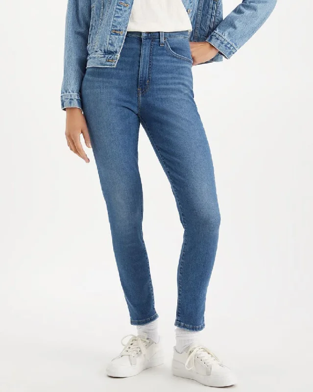 Levi's® Womens Retro High Rise Skinny Jeans - Run The World Fashionable Frayed Hem Denim Levi's® Womens Retro High Rise Skinny Jeans - Run The World Fashionable Frayed Hem Denim