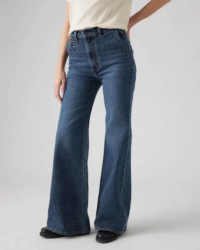 Levi's® Womens Ribcage Bells Vintage Flared Jeans - Moment Of The Month Fashionable Mom Jeans