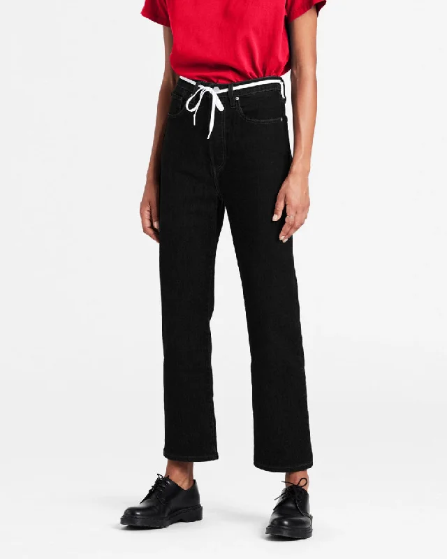 Levi's® Womens Ribcage Straight Ankle Jeans - Black Sprout Stylish Tapered Fit Jeans Levi's® Womens Ribcage Straight Ankle Jeans - Black Sprout Stylish Tapered Fit Jeans