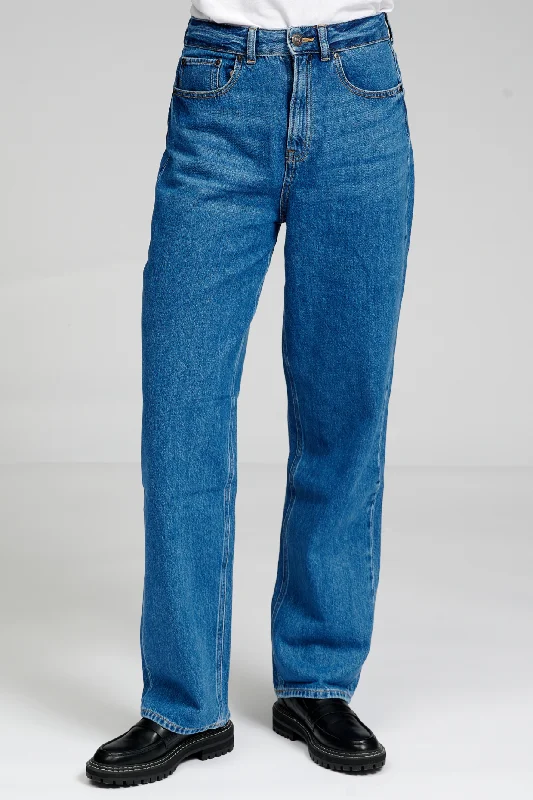 De Originale Performance Loose Jeans - Medium Blue Denim Trendy Acid Wash Skinny Jeans De Originale Performance Loose Jeans - Medium Blue Denim Trendy Acid Wash Skinny Jeans