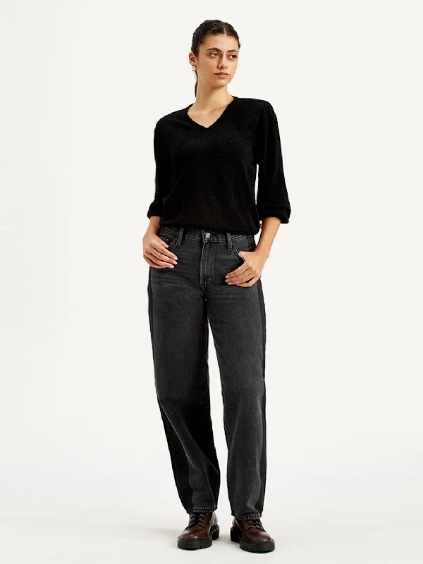 Women's 94 Baggy Fit Jeans Comfortable Boyfriend Jeans